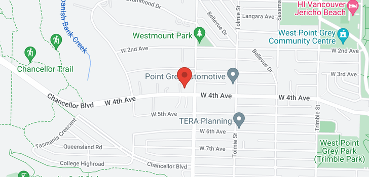 map of 4715 W 4TH AVENUE